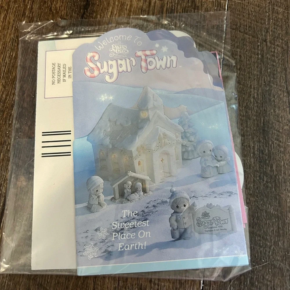 Enesco Precious Moments Sugar Town Sam's House Porcelain Night Light 529605 New